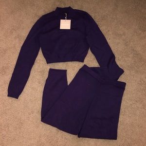 CITY GIRL PURPLE TURTLENECK SET - MEDIUM